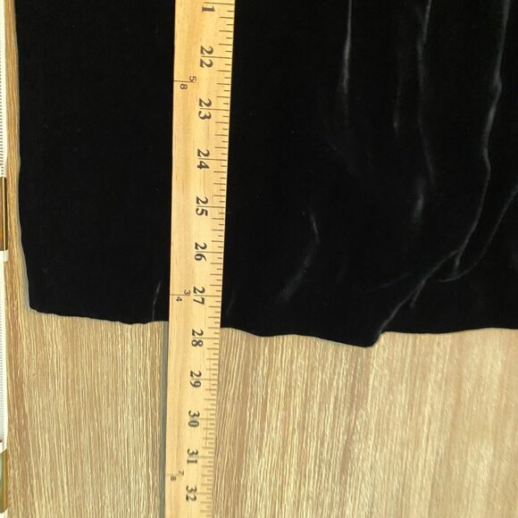 Poleci Top Women's Velvet Lace Sleeveless Black Sz XS Whimigoth Vamp Witch - Picture 10 of 10